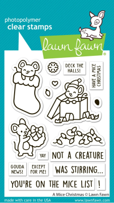 A Mice Christmas, Clearstamp - Lawn Fawn