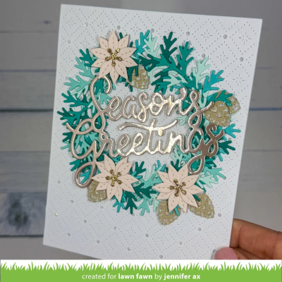 Preview: Pinecone and Leaves Border, Stanze - Lawn Fawn