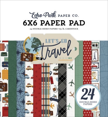 Let's Go Travel 6x6 Paperpad - Echo Park