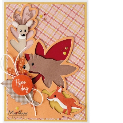Creatables Layout Autumn Leaves, Stanze - Marianne Design