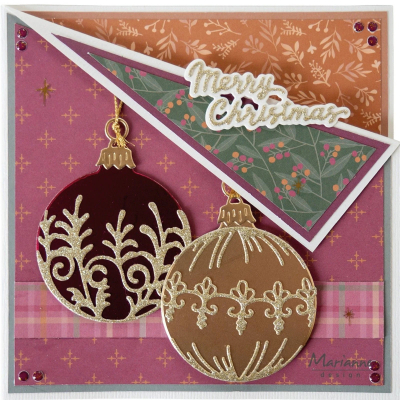 Preview: Creatables Christmas Baubles Round, Stanze - Marianne Design
