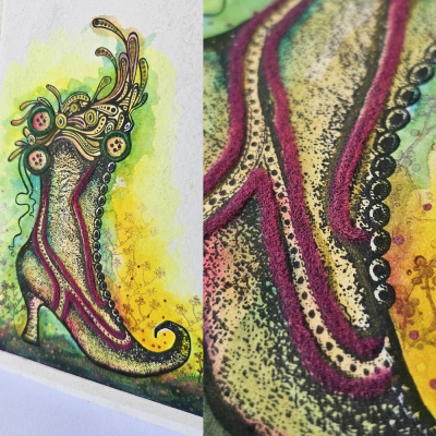 Preview: Velvet Powder, Red - Lavinia Stamps