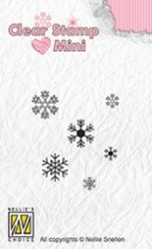 Mini Snowflakes, Clearstamp - Nellie's Choice