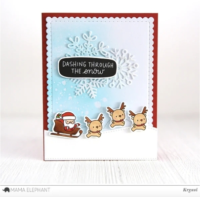 Little Santa Agenda, Clearstamp - Mama Elephant