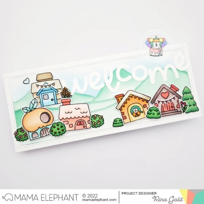 Little Agenda House, Clearstamp - Mama Elephant