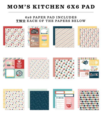 Mom's Kitchen 6x6 Paperpad - Echo Park