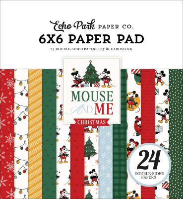 Mouse and Me Christmas 6x6 Paperpad - Echo Park