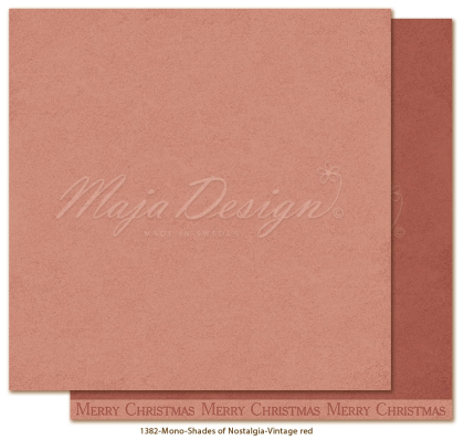 Monochromes Shades of Nostalgia, Vintage Red - Maja Design