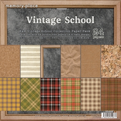 Vintage School 6x6 Paperpad - Memory Place