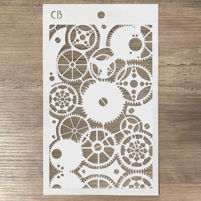 Clock Gears, Schablone - Ciao Bella Paper
