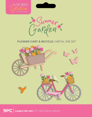Flower Cart & Bicycle, Stanze - Crafter's Companion