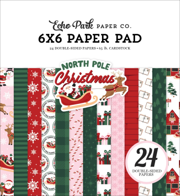 North Pole Christmas 6x6 Paperpad - Echo Park