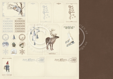 Greetings from the North Pole, Tags, Designpapier - Pion Design