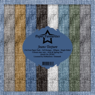 Jeans Texture 6x6 Paperpack - Paper Favourites