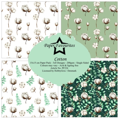 Cotton 6x6 Paperpack - Paper Favourites