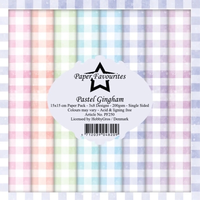 Pastel Gingham 6x6 Paperpack - Paper Favourites