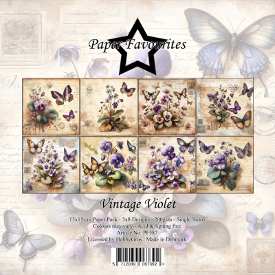 Vintage Violet 6x6 Paperpack - Paper Favourites