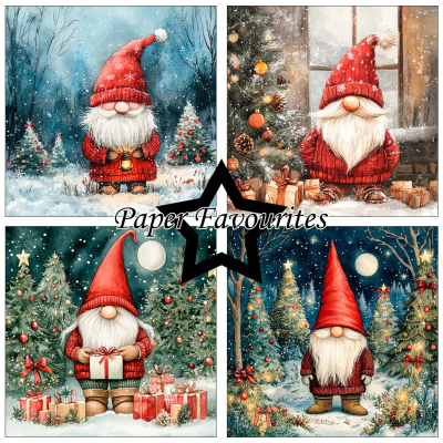 Preview: Christmas Gnome #2 6x6 Paperpack - Paper Favourites