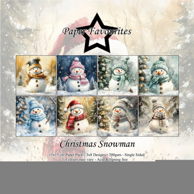 Christmas Snowman 6x6 Paperpack - Paper Favourites