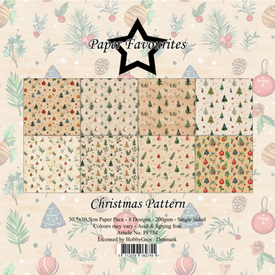 Christmas Pattern 12x12 Paperpack - Paper Favourites