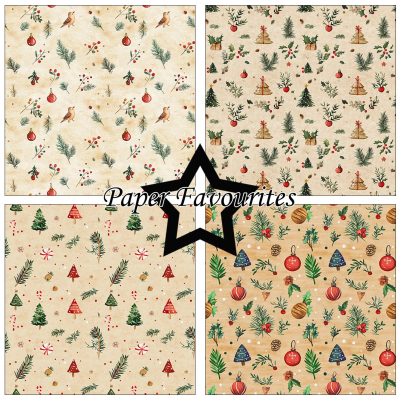Christmas Pattern 12x12 Paperpack - Paper Favourites