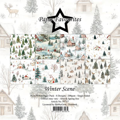 Winter Scene 12x12 Paperpack - Paper Favourites