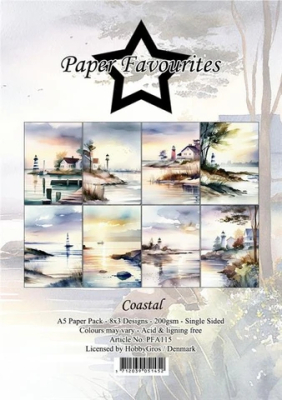 Coastal A5 Paperpack - Paper Favourites
