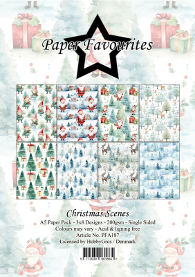 Christmas Scenes A5 Paperpack - Paper Favourites