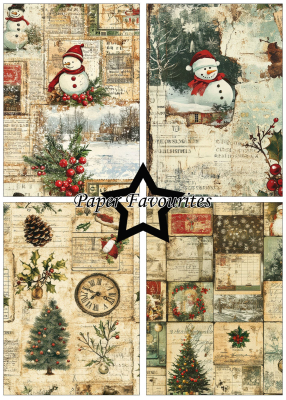 Christmas Collage A5 Paperpack - Paper Favourites