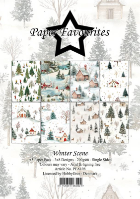 Winter Scene A5 Paperpack - Paper Favourites