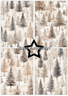 Preview: Winter Elegance A5 Paperpack - Paper Favourites