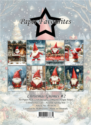 Christmas Gnomes #2 A6 Paperpack - Paper Favourites