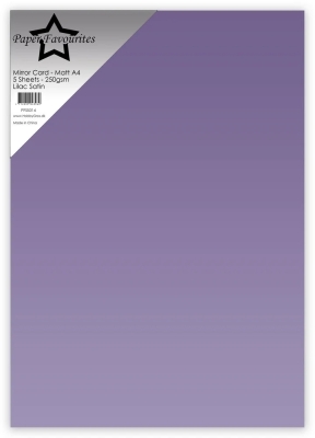 Mirror Card Matt, Lilac Satin - Paper Favourites