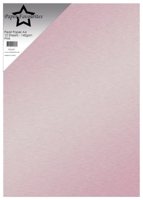 Pearl Paper Pink, A4 - Paper Favourites