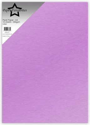 Pearl Paper Lilac, A4 - Paper Favourites