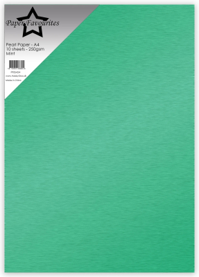 Pearl Paper Mint, A4 - Paper Favourites