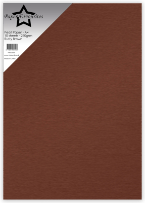 Pearl Paper Rusty Brown, A4 - Paper Favourites
