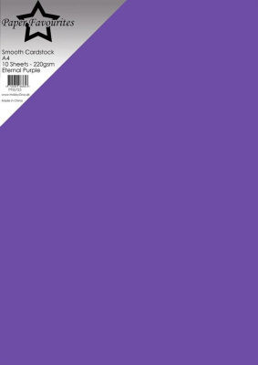 Eternal Purple A4, Smooth Cardstock - Paper Favourites