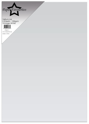 Vellum Vintage White, A4 - Paper Favourites