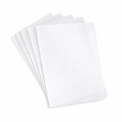 Preview: Vellum Silver White, A4 - Paper Favourites