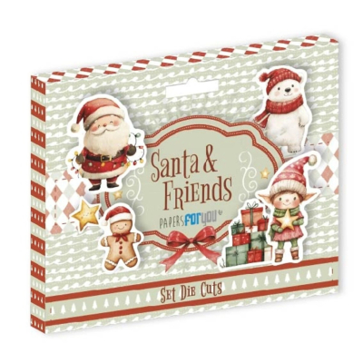 Santa & Friends, Die Cuts - Papers For You