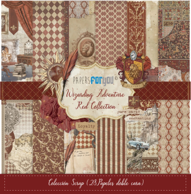 Wizarding Adventure Red Collection 8x8 - Papers For You
