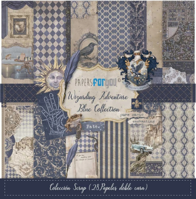 Wizarding Adventure Blue Collection 8x8 - Papers For You