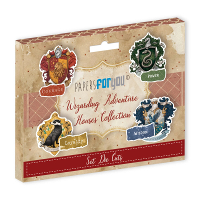 Wizarding Adventure Houses Collection, Die Cuts - Papers For You
