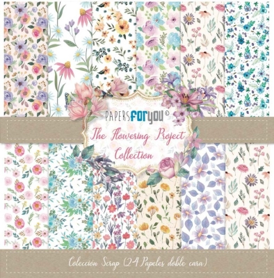 The Flowering Project Scrap Pack 6x6 - Papers For You