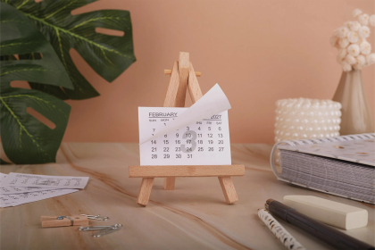 Preview: Calender Tabs 2027, 10 Stück - Papermania