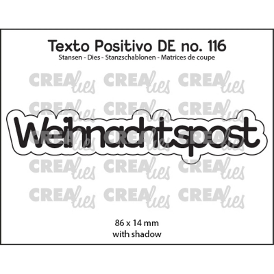 Weihnachtspost, Stanze - Crealies