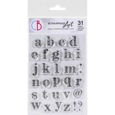Lowercase Alphabet, Clearstamps - Ciao Bella Paper