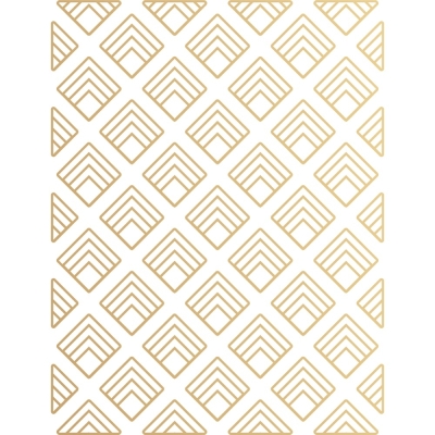 Deco Diamond, Hot Foil Plate - Poppystamps