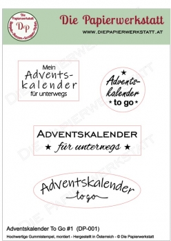 Adventskalender To Go, Stempelset